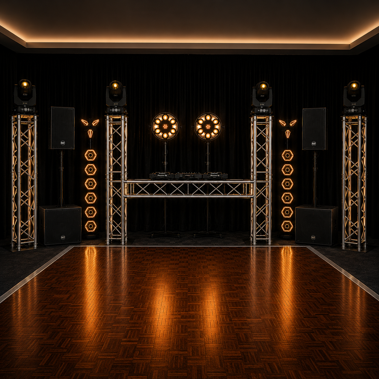 Ultimate Event Package – Full Lighting & Sound Setup